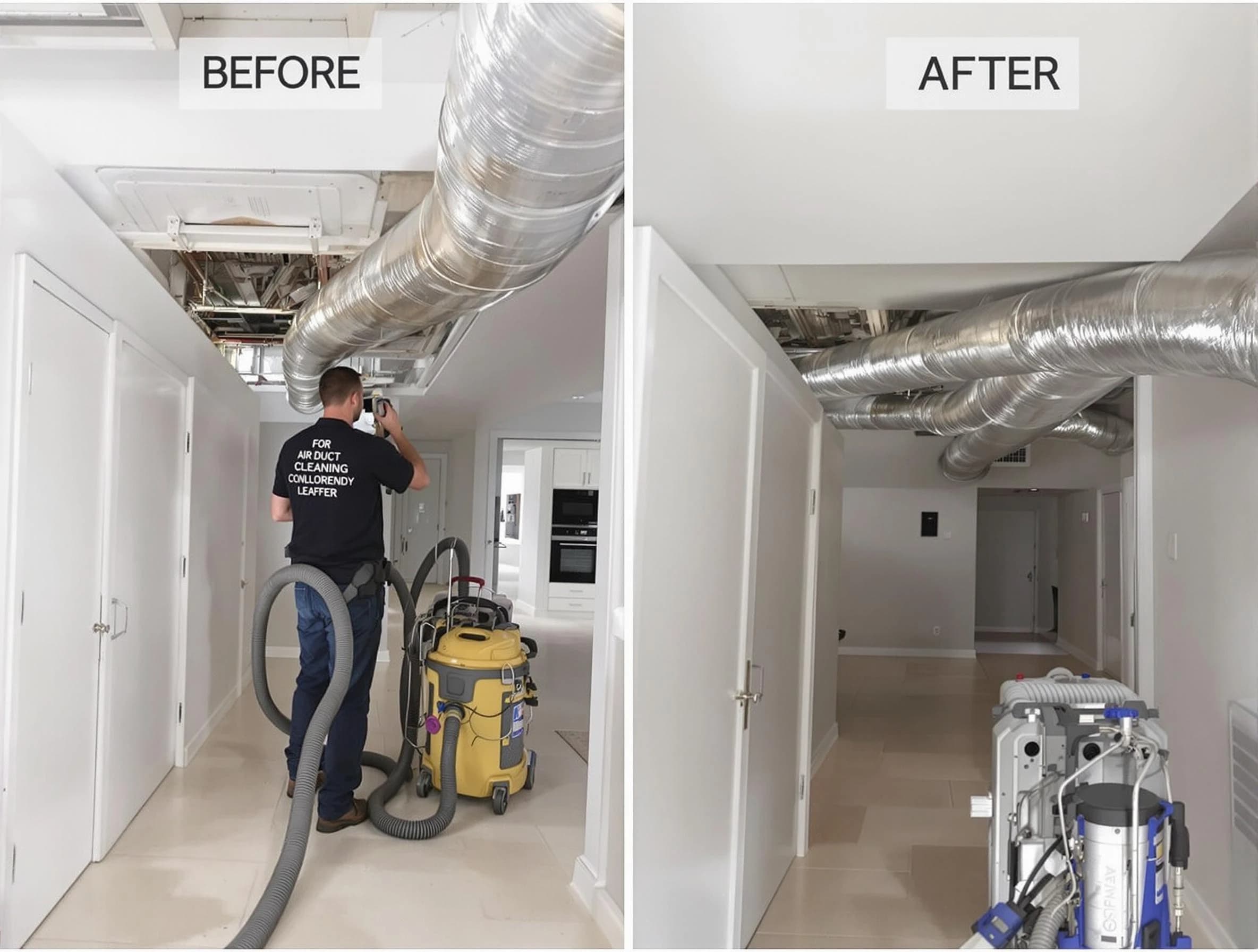 Lake of the Woods Air Duct Cleaning professional performing thorough air duct cleaning in Lake of the Woods
