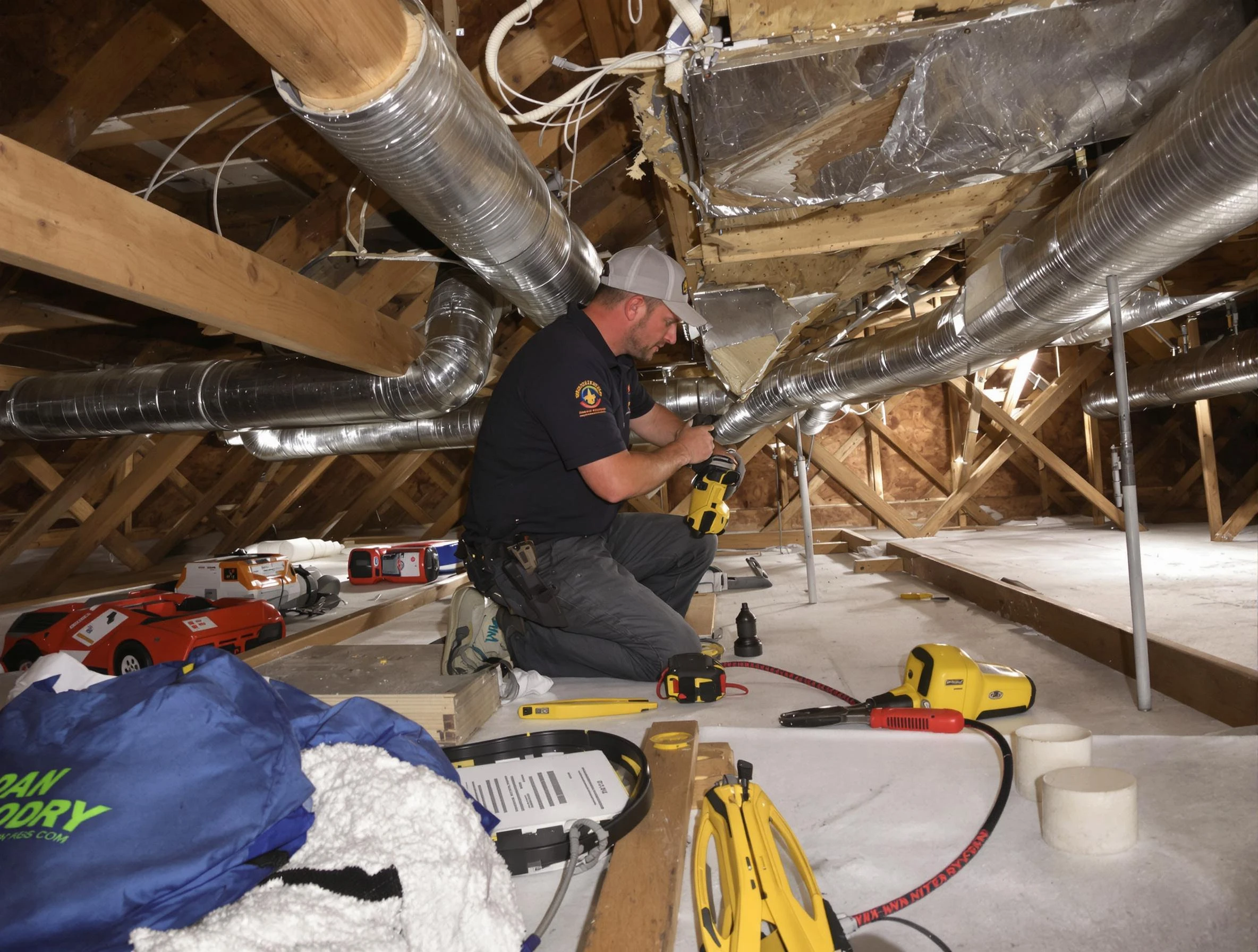 Professional air duct repair by Lake of the Woods Air Duct Cleaning in Lake of the Woods
