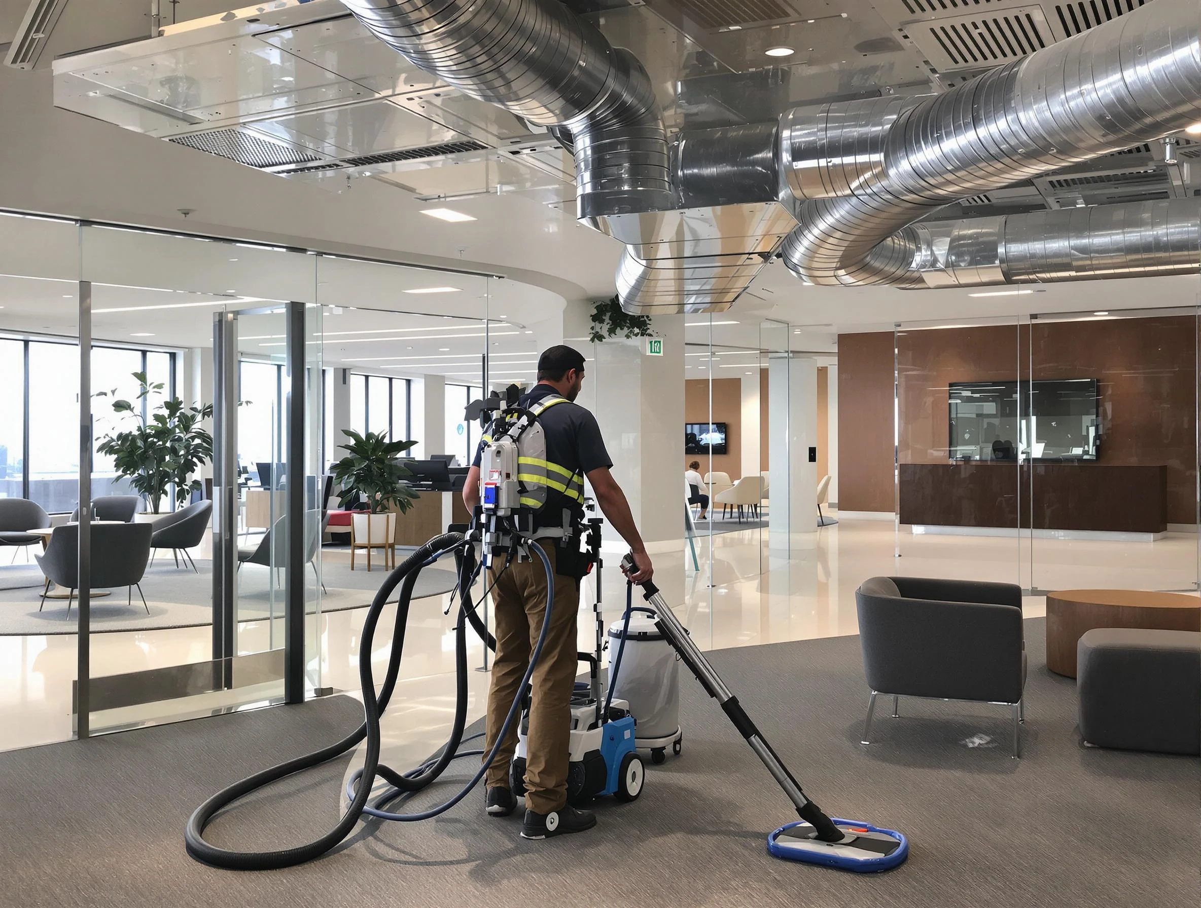 Commercial duct cleaning service by Lake of the Woods Air Duct Cleaning in Lake of the Woods
